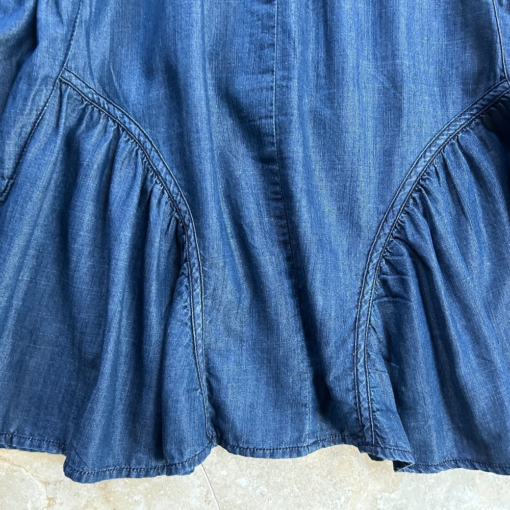 INC International Concepts Blue Jeans Dress, Size 6 - Picture 5 of 16